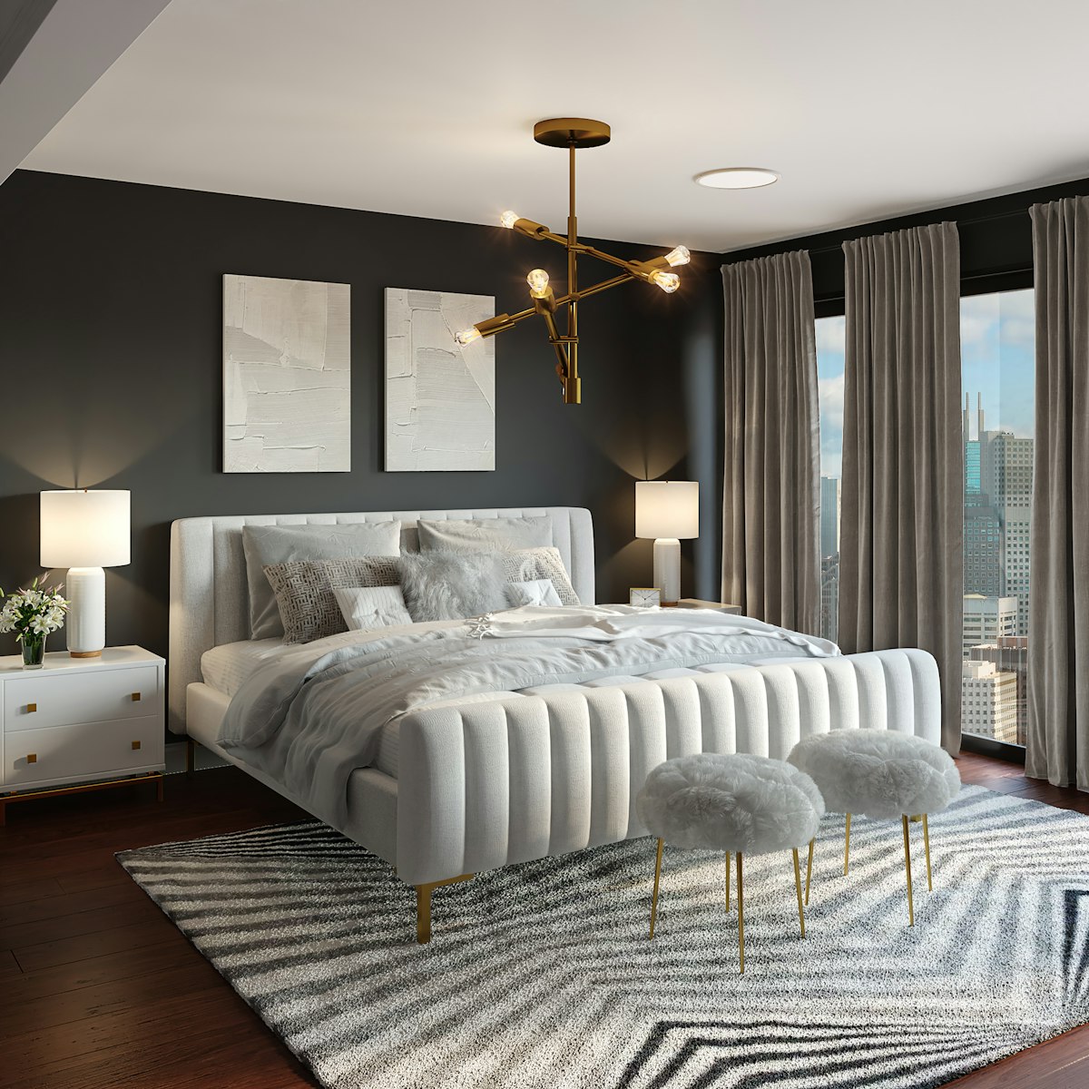 Master Suite — baldaken yatak